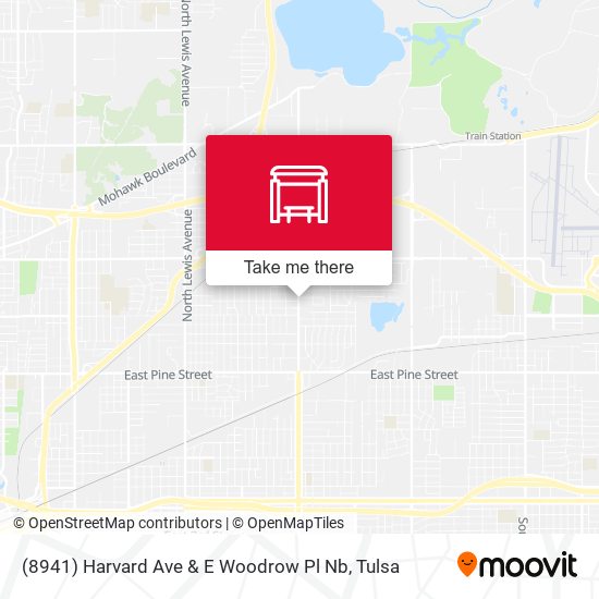 (8941) Harvard Ave & E Woodrow Pl Nb map