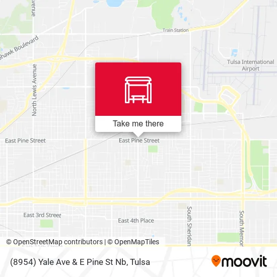 Mapa de (8954) Yale Ave & E Pine St Nb