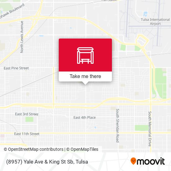 (8957) Yale Ave & King St Sb map