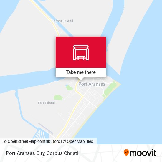 Mapa de Port Aransas City