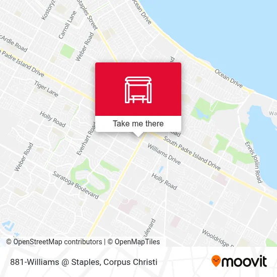 881-Williams @ Staples map