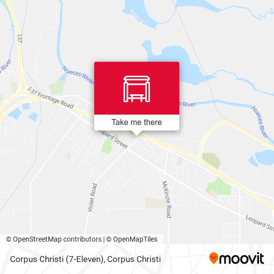 Corpus Christi (7-Eleven) map