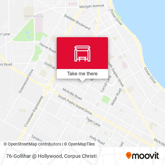 76-Gollihar @ Hollywood map