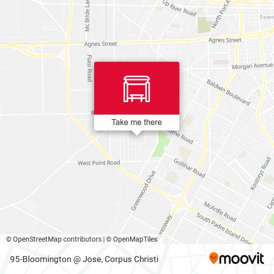 Mapa de 95-Bloomington @ Jose