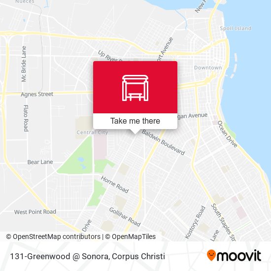 131-Greenwood @ Sonora map