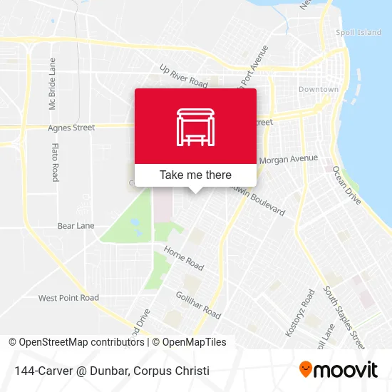 144-Carver  @  Dunbar map