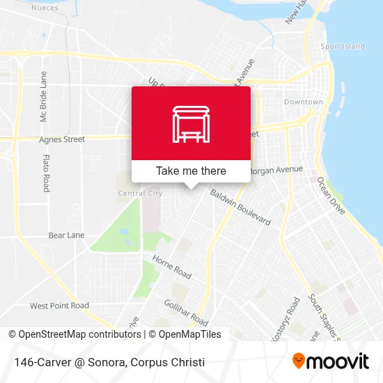 146-Carver  @  Sonora map