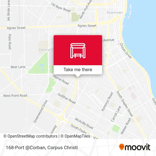 168-Port @Corban map