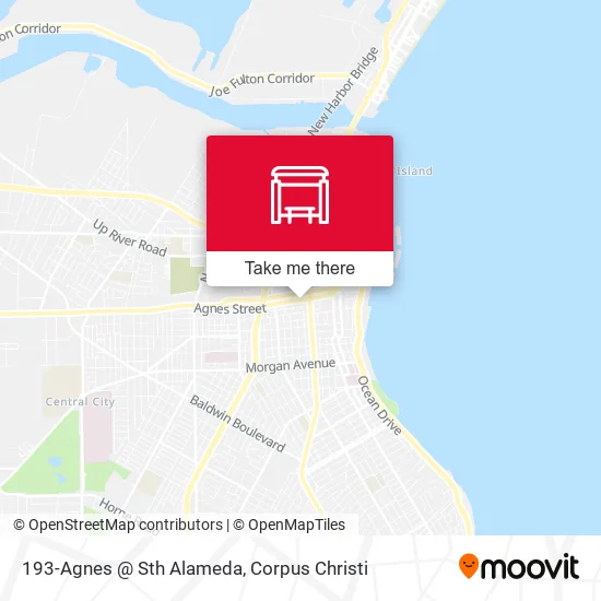 193-Agnes @ Sth Alameda map