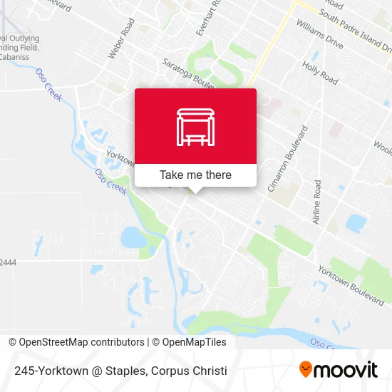 245-Yorktown @ Staples map