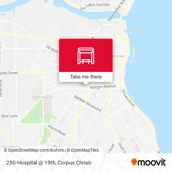 Mapa de 250-Hospital  @  19th