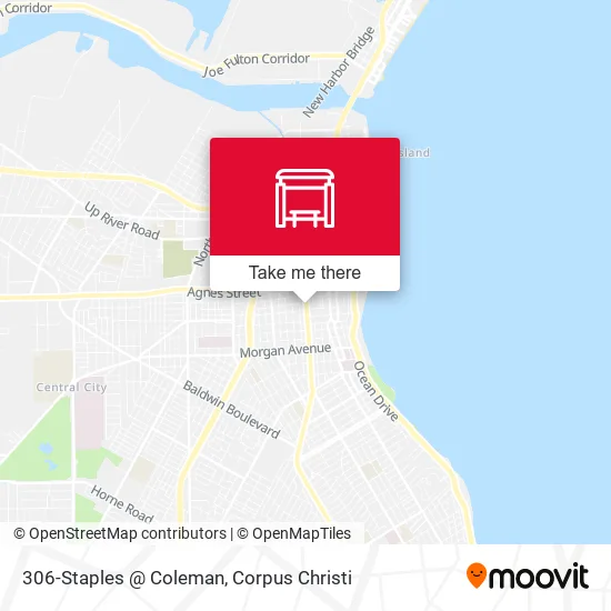 306-Staples  @  Coleman map