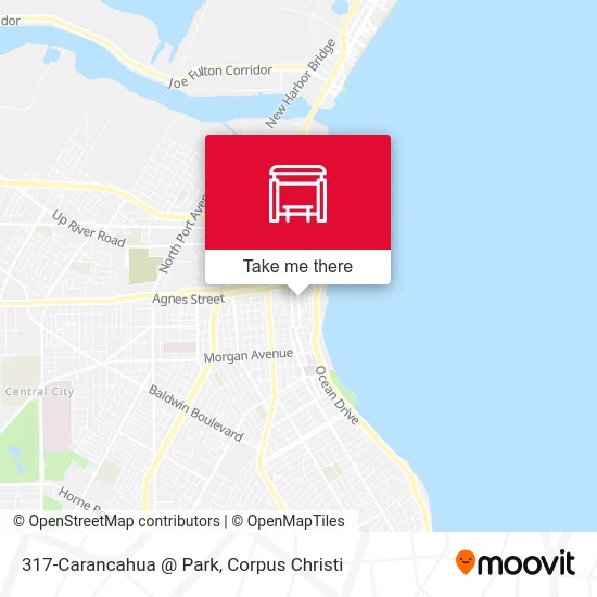 317-Carancahua  @  Park map