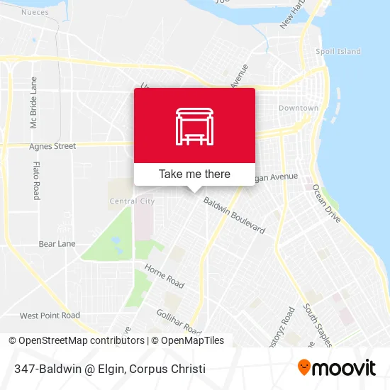 Mapa de 347-Baldwin @ Elgin