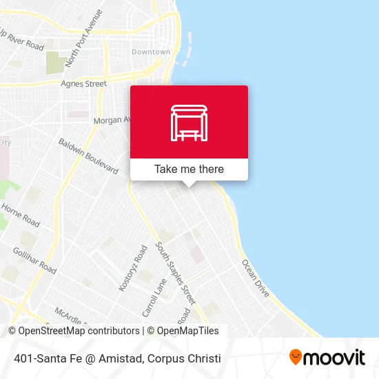 401-Santa Fe  @  Amistad map