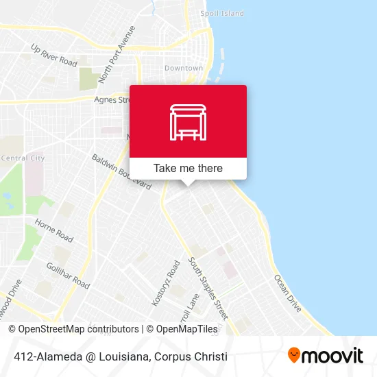 412-Alameda @ Louisiana map