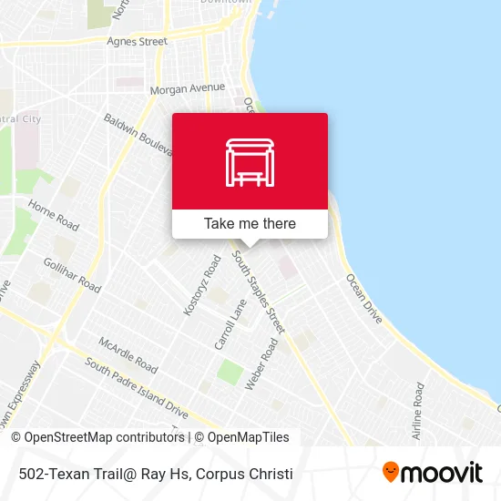 502-Texan Trail@ Ray Hs map