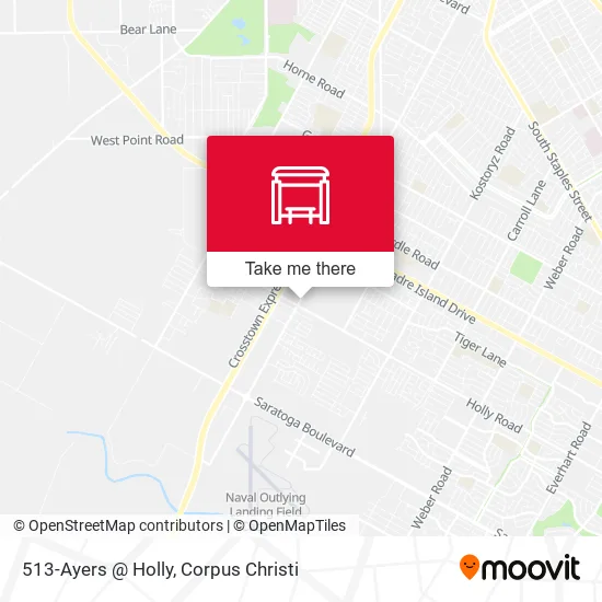 513-Ayers  @ Holly map
