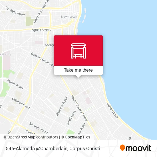 Mapa de 545-Alameda @Chamberlain