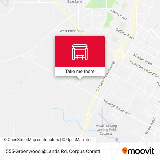 555-Greenwood @Lands Rd map