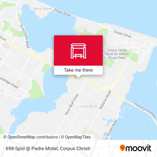 698-Spid  @  Padre Motel map