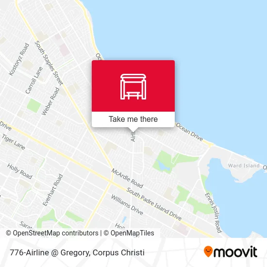 776-Airline  @  Gregory map