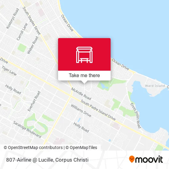 807-Airline  @  Lucille map