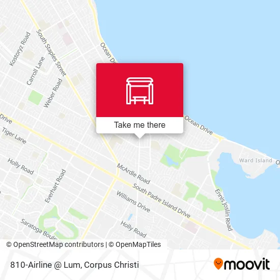 810-Airline  @  Lum map