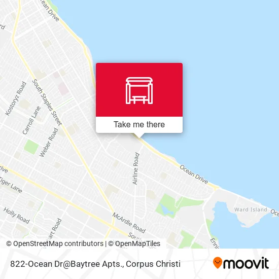 822-Ocean Dr@Baytree Apts. map