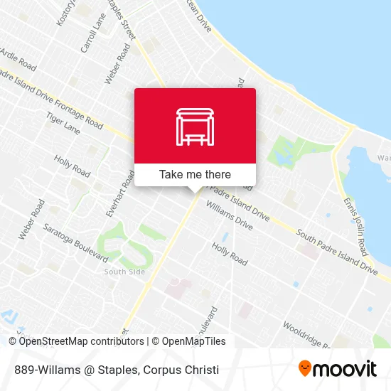 889-Willams @ Staples map