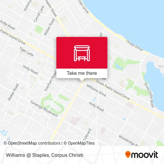 Williams @ Staples map