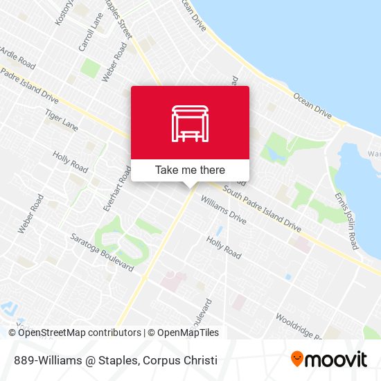 889-Williams @ Staples map