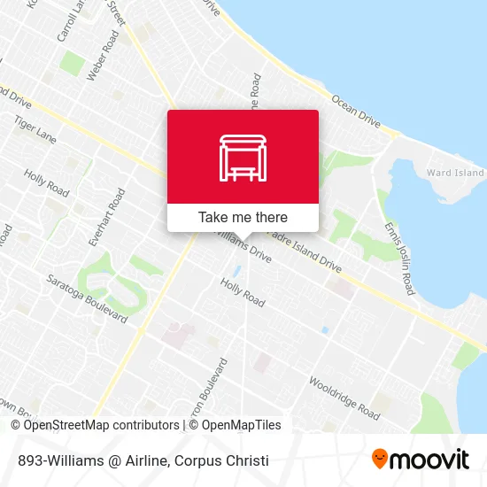 893-Williams @ Airline map