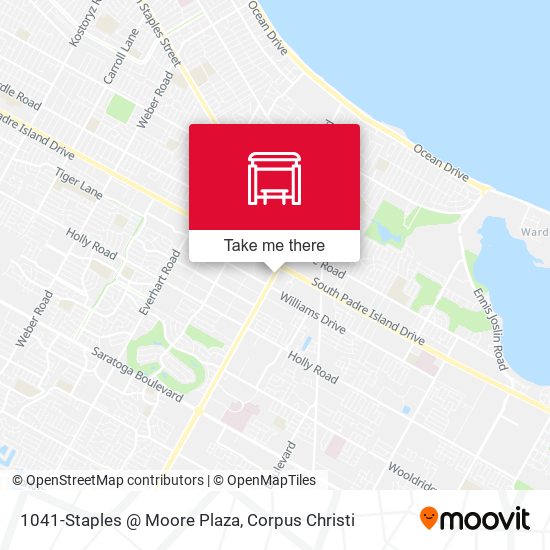 1041-Staples @ Moore Plaza map