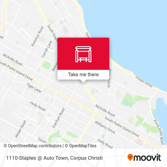 1110-Staples @ Auto Town map