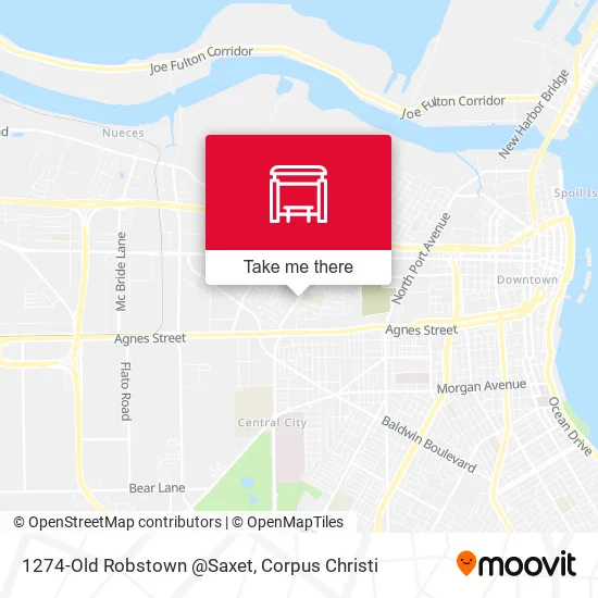 Mapa de 1274-Old Robstown @Saxet
