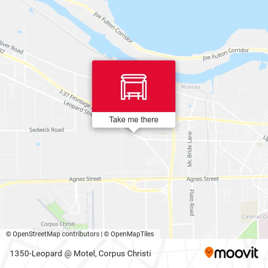 1350-Leopard @ Motel map