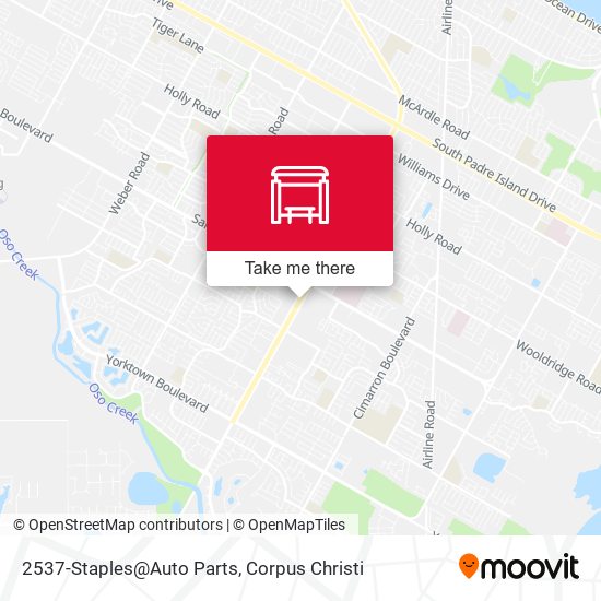 Mapa de 2537-Staples@Auto Parts