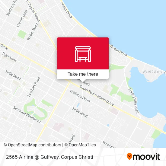 2565-Airline @ Gulfway map