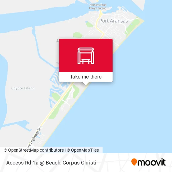 Access Rd 1a @ Beach map