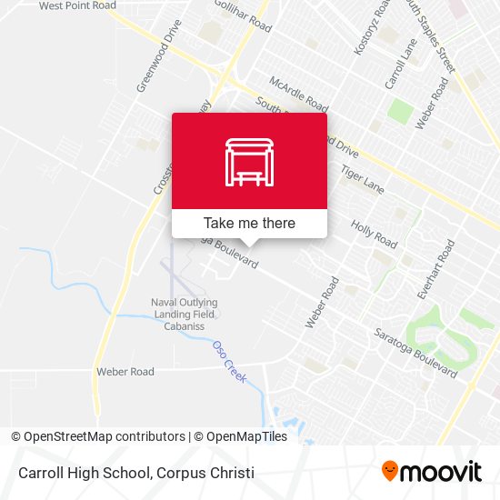 Mapa de Carroll High School
