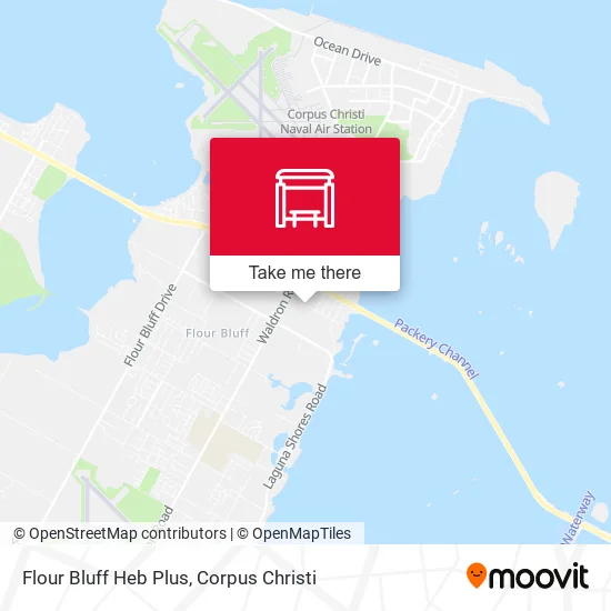 Flour Bluff Heb Plus map