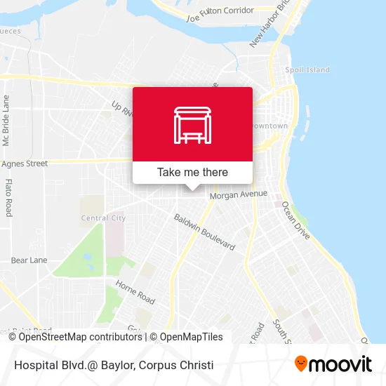 Hospital Blvd.@ Baylor map