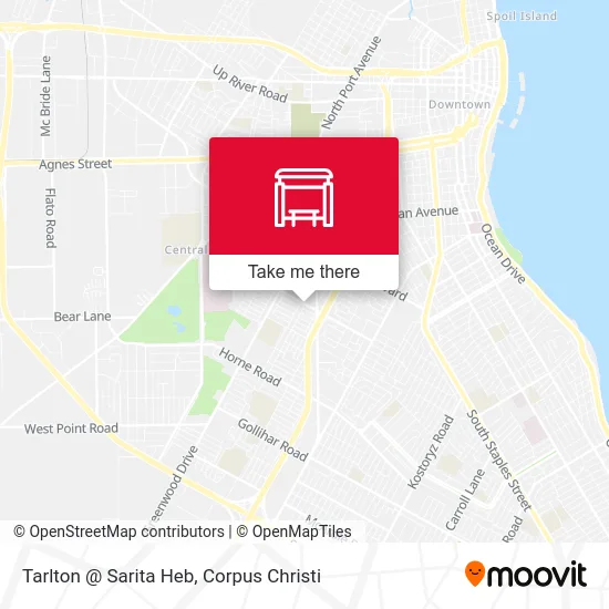 Tarlton @ Sarita Heb map