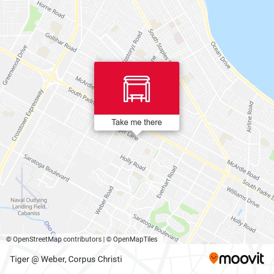 Tiger @ Weber map