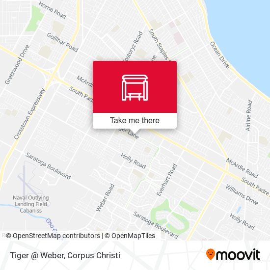 Tiger @ Weber map