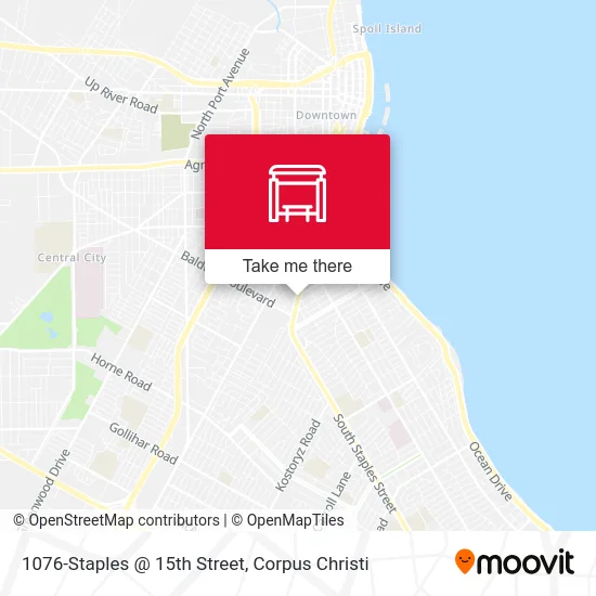 1076-Staples @ 15th Street map