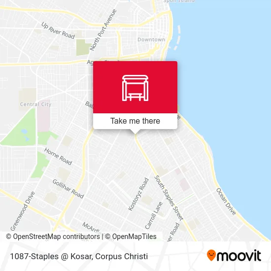 1087-Staples @ Kosar map