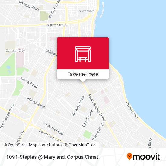 1091-Staples @ Maryland map