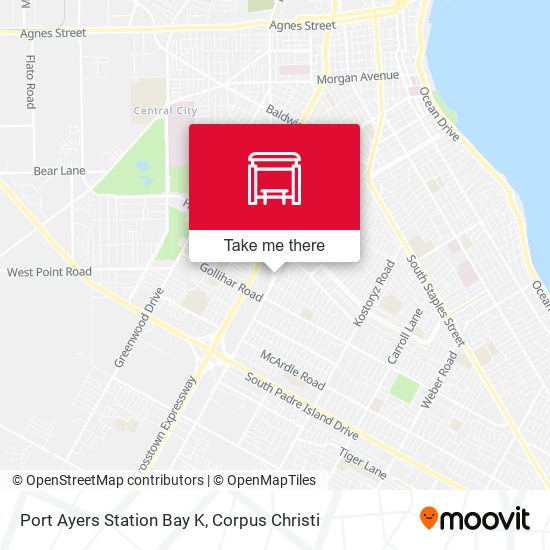 Port Ayers Station Bay K map